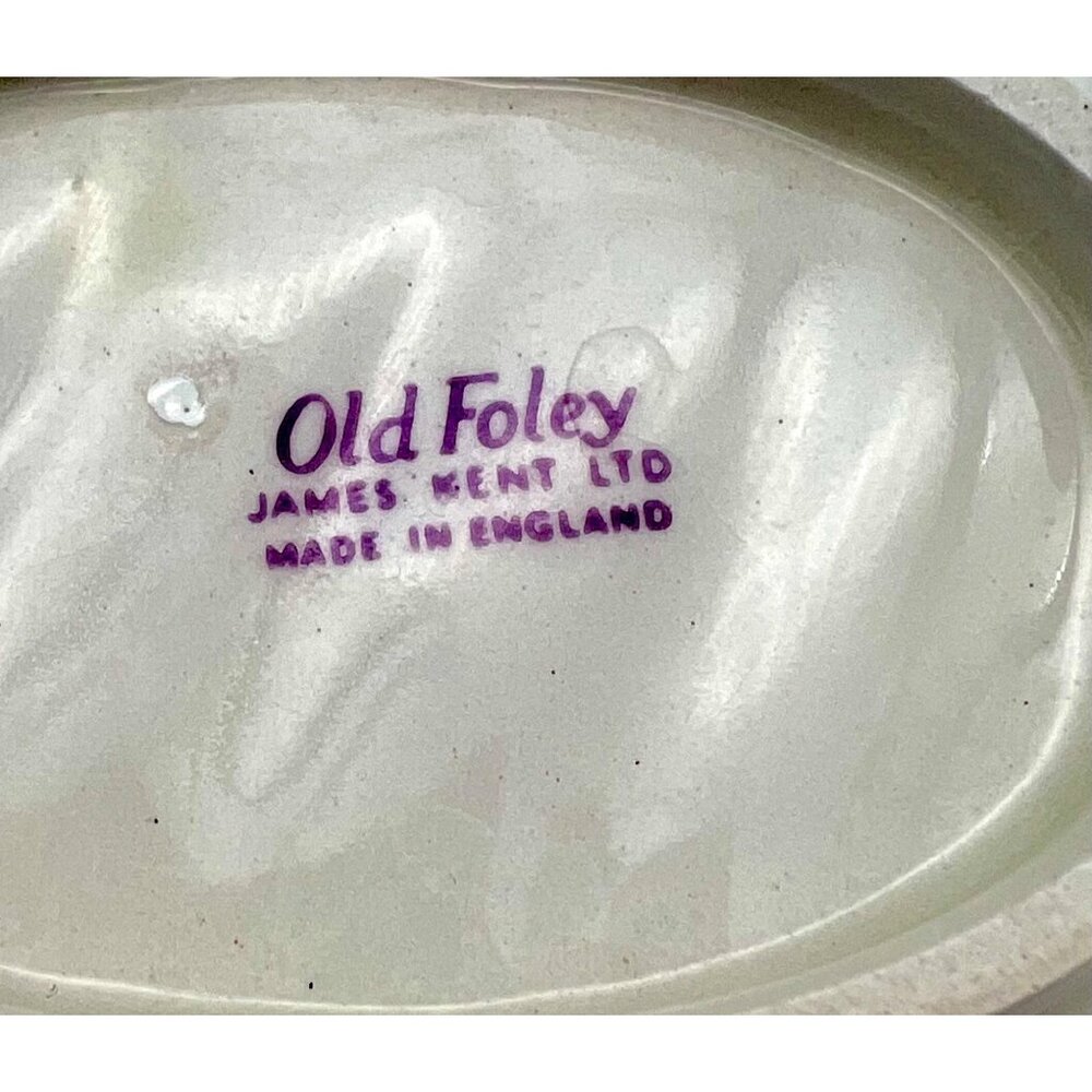 Old Foley James Kent Vintage Equestrian Bathroom Set Cup & Soap Dish Horse Rider - Picture 8 of 10
